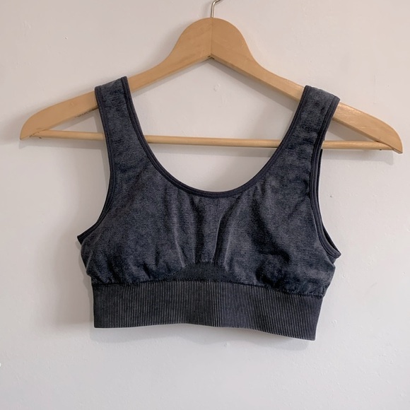 Z Supply Walk it out Seamless Bra & Leggings matching Set size Xs/S off black - Picture 3 of 4